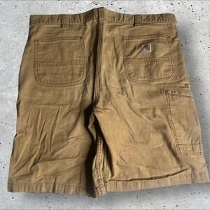 Y2K Carhartt Mens Carpenter Shorts Rugged Flex Relaxed Fit Size 34‎
